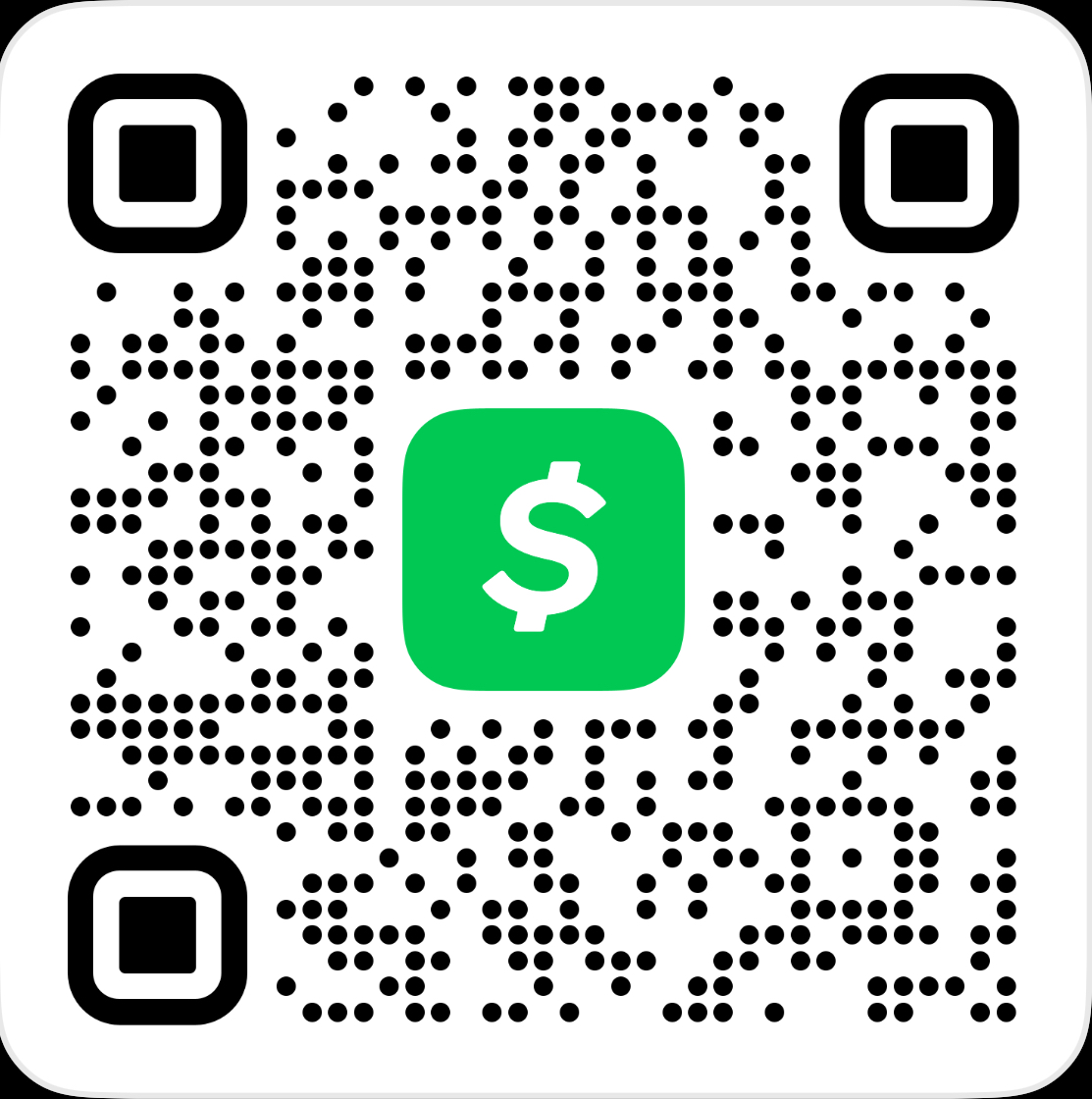Cash App QR Code for donations